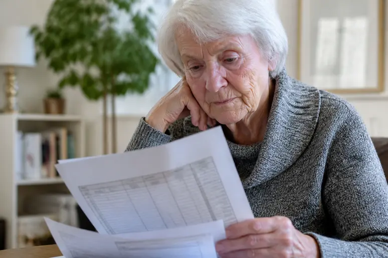 Examen détaillé d'une facture ehpad montrant les différents tarifs d'hébergement et de dépendance