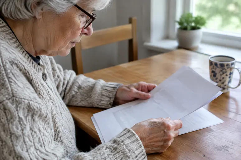 Senior consultant un devis détaillé pour l'achat de son équipement d'accessibilité